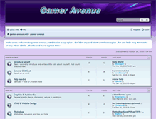 Tablet Screenshot of gamer-avenue.net